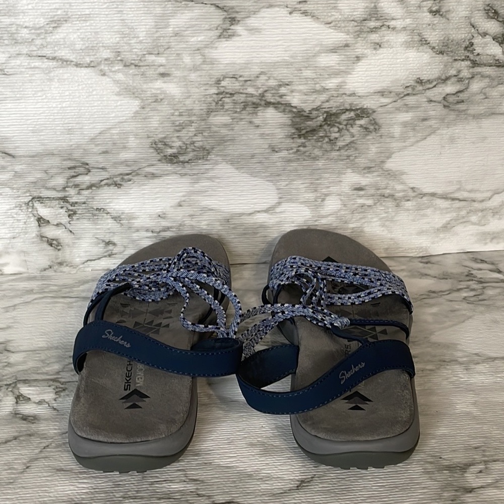 Skechers, reggae, Memory foam sandals. - Picture 5 of 12
